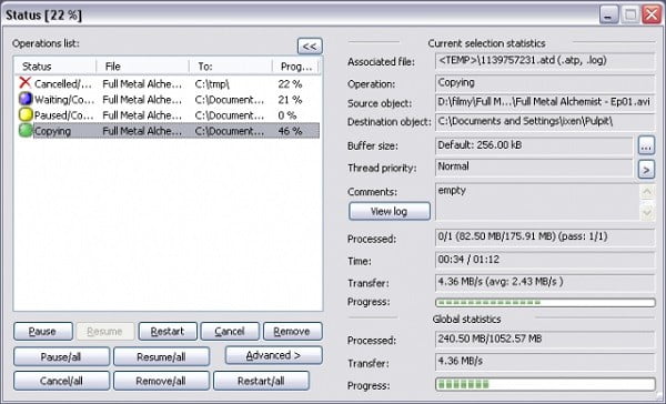 صورة لـ مجموعة من أفضل البرامج لتسريع نقل الملفات على الكمبيوتر | Copy Handler-DzTechs
